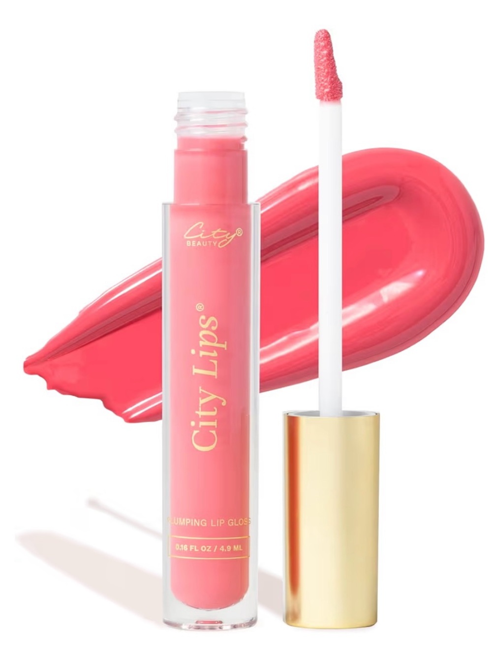 City Lips Clear Plumping Lip Gloss Watermelon NIB